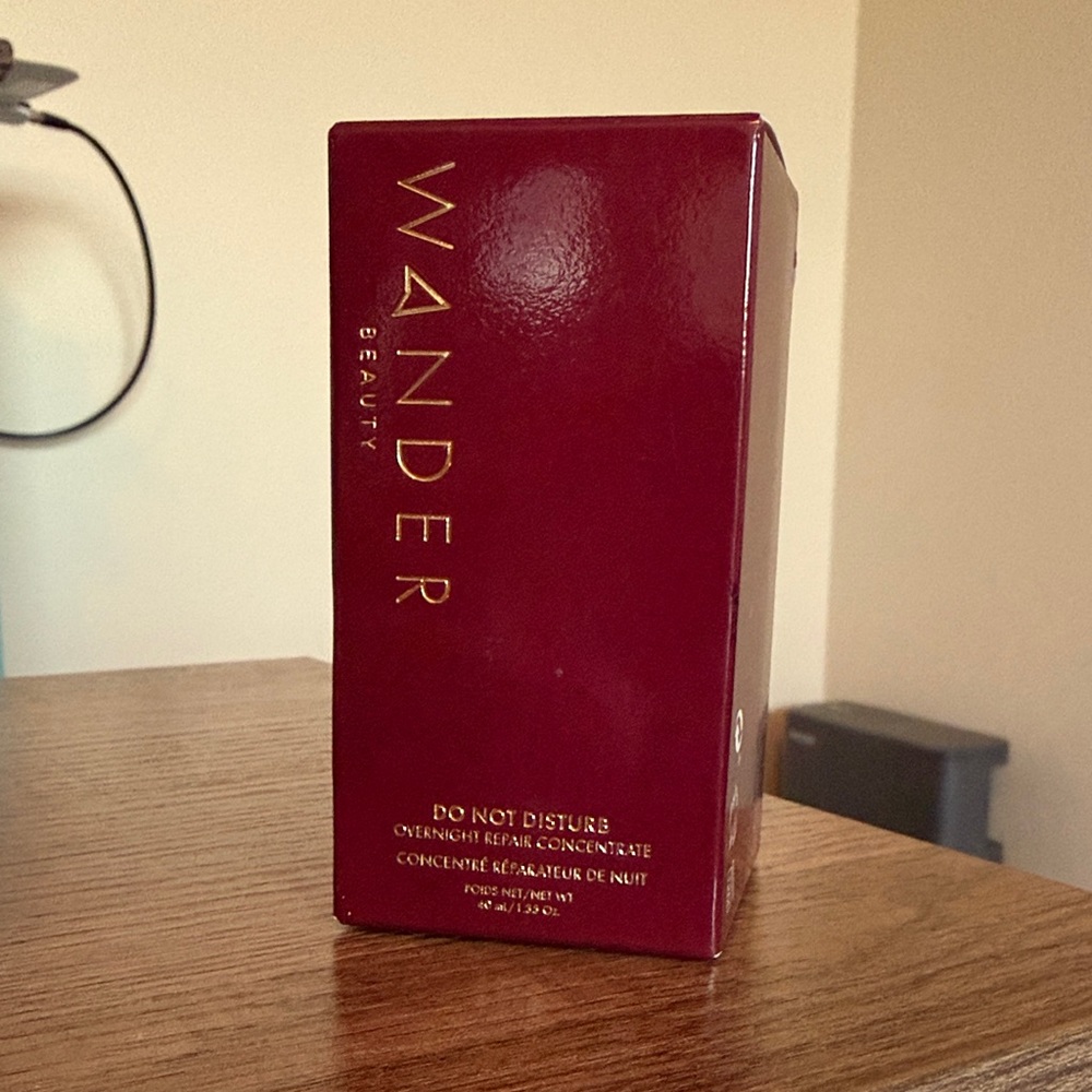 Wander Beauty Do Not Disturb Concentrate in Rich Red